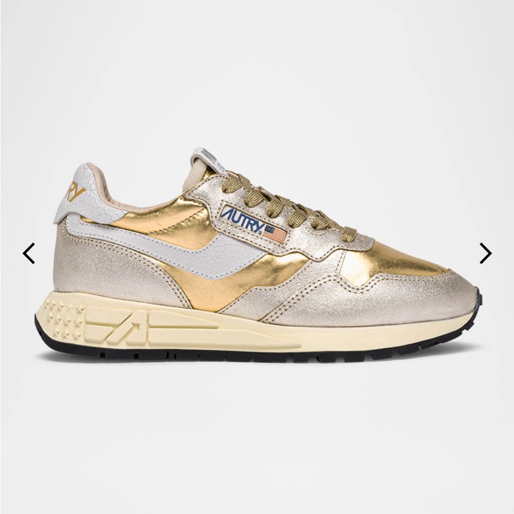 Autry Women's Gold Sneakers